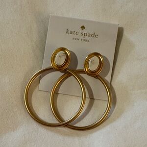 Kate Spade Gold Circular Earrings